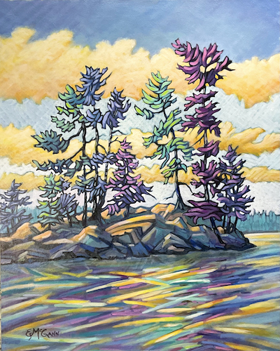 Social Gathering 18 x 24